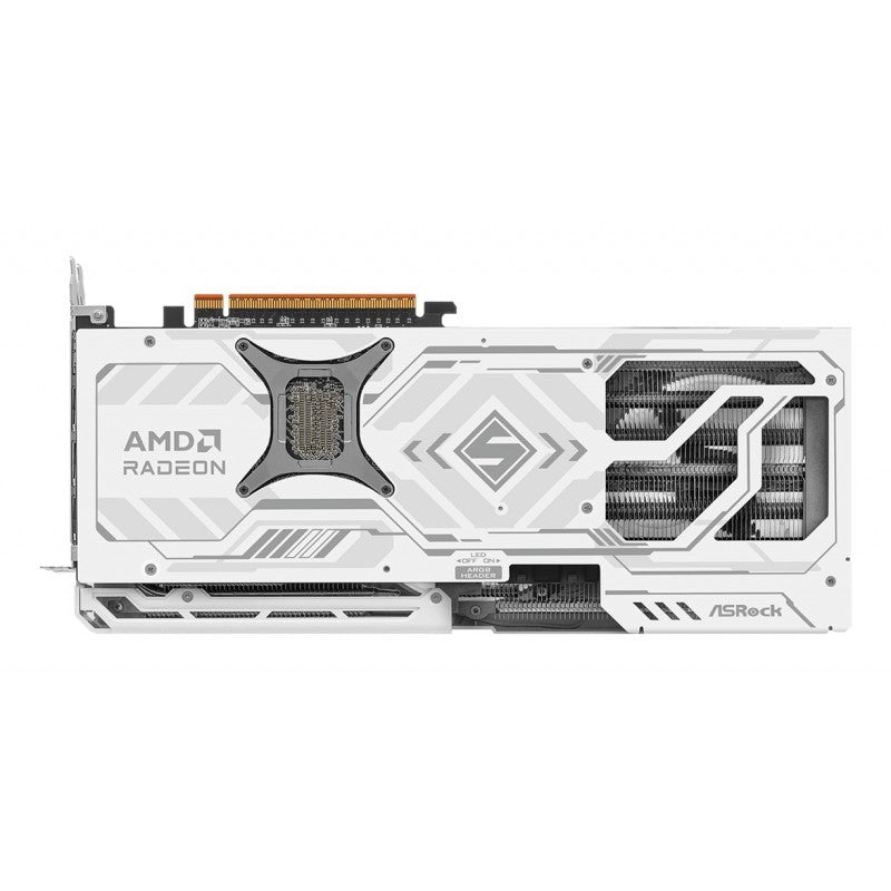 AMD ASRock Radeon RX 9070 XT 16GB Steel Legend Bianco