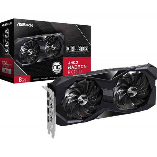 ASRock Radeon RX 7600 Challenger 8GB GDDR6